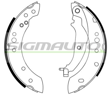 Sigmauto SFA832 Колодки гальмівні барабанні, комплект SFA832: Приваблива ціна - Купити у Польщі на 2407.PL!