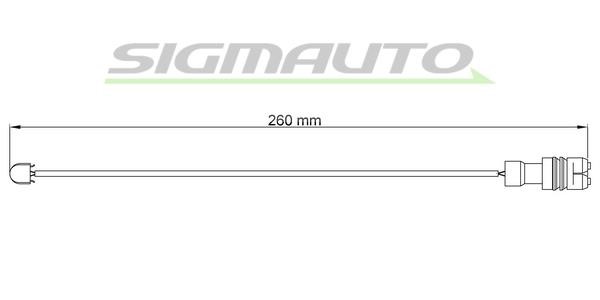 Sigmauto WI0540 Датчик износа тормозных колодок WI0540: Отличная цена - Купить в Польше на 2407.PL!