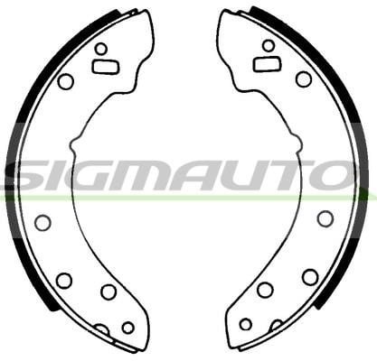 Sigmauto SFA430 Brake shoe set SFA430: Buy near me in Poland at 2407.PL - Good price!