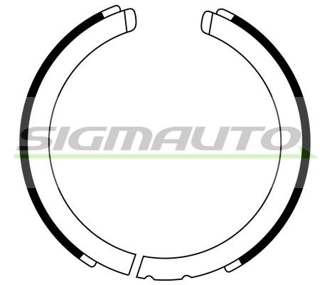 Sigmauto SFA875 Parking brake shoes SFA875: Buy near me at 2407.PL in Poland at an Affordable price!