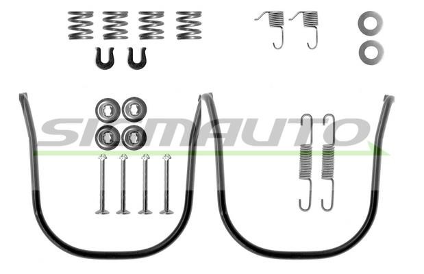 Sigmauto SK0633 Комплект монтажний гальмівних колодок SK0633: Приваблива ціна - Купити у Польщі на 2407.PL!