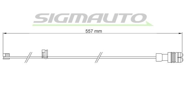 Sigmauto WI0661 Warning contact, brake pad wear WI0661: Buy near me in Poland at 2407.PL - Good price!