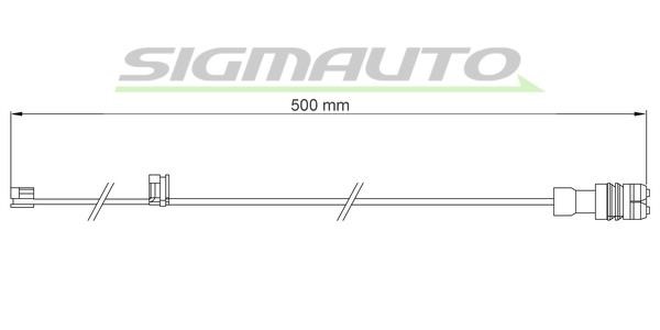 Sigmauto WI0662 Warning contact, brake pad wear WI0662: Buy near me in Poland at 2407.PL - Good price!