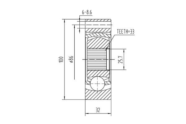 WXQP 363727 Joint kit, drive shaft 363727: Buy near me in Poland at 2407.PL - Good price!