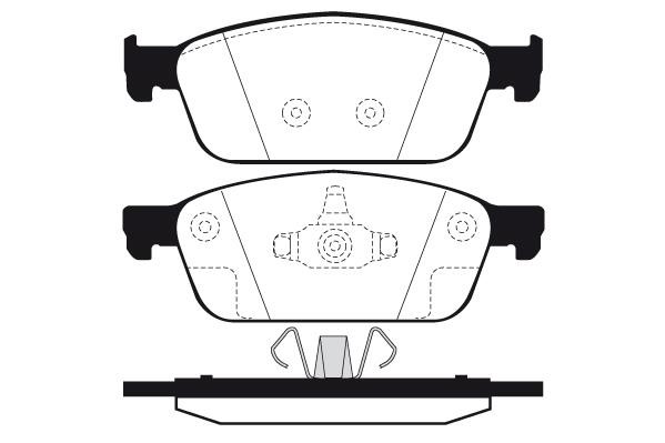 Technik'a 01895B Тормозные колодки дисковые, комплект 01895B: Отличная цена - Купить в Польше на 2407.PL!