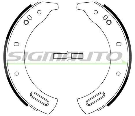 Sigmauto SFA432 Brake shoe set SFA432: Buy near me in Poland at 2407.PL - Good price!