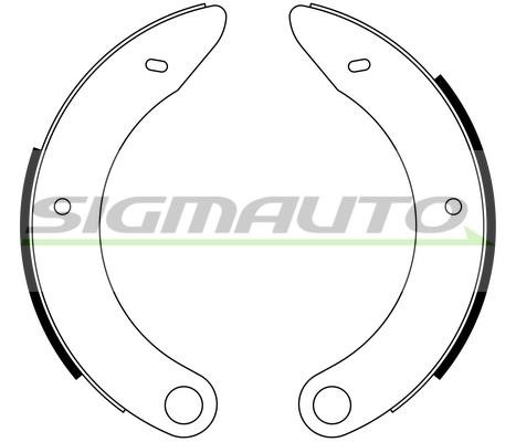 Sigmauto SFA110 Brake shoe set SFA110: Buy near me in Poland at 2407.PL - Good price!