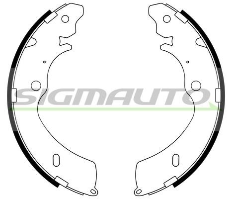 Sigmauto SFA756 Колодки гальмівні барабанні, комплект SFA756: Приваблива ціна - Купити у Польщі на 2407.PL!