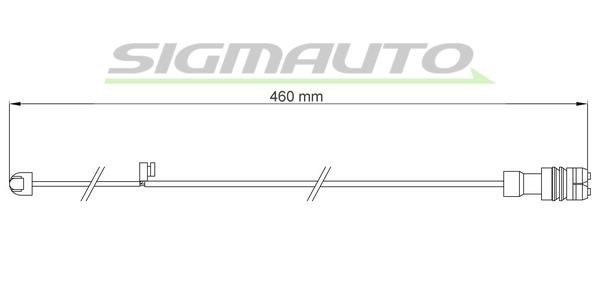 Sigmauto WI0741 Датчик износа тормозных колодок WI0741: Отличная цена - Купить в Польше на 2407.PL!