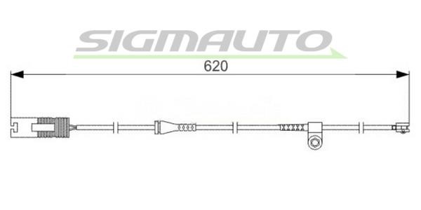 Sigmauto WI0531 Warning contact, brake pad wear WI0531: Buy near me in Poland at 2407.PL - Good price!