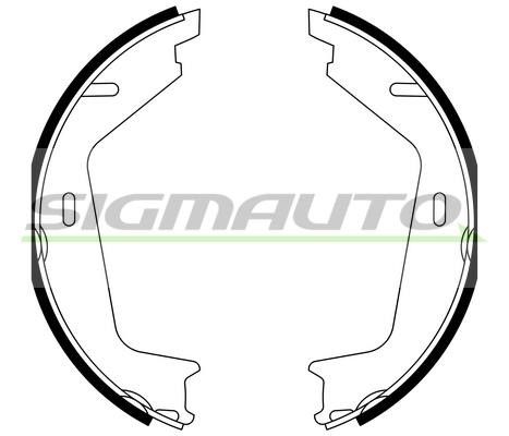 Sigmauto SFA608A Parking brake shoes SFA608A: Buy near me in Poland at 2407.PL - Good price!