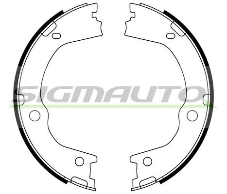 Sigmauto SFA898 Колодки гальмівні стояночного гальма SFA898: Приваблива ціна - Купити у Польщі на 2407.PL!