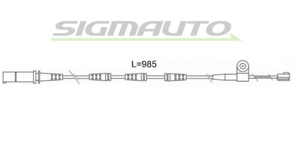 Sigmauto WI0695 Warning contact, brake pad wear WI0695: Buy near me in Poland at 2407.PL - Good price!