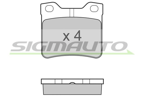 Sigmauto SPA728 Brake Pad Set, disc brake SPA728: Buy near me at 2407.PL in Poland at an Affordable price!