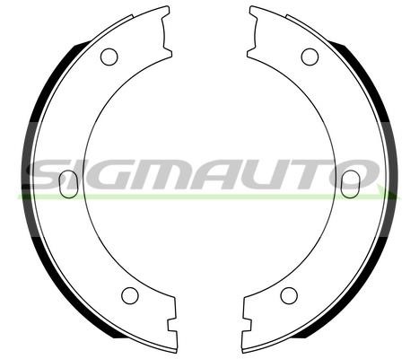 Sigmauto SFA131 Parking brake shoes SFA131: Buy near me at 2407.PL in Poland at an Affordable price!