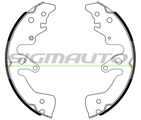 Sigmauto SFA895 Brake shoe set SFA895: Buy near me in Poland at 2407.PL - Good price!