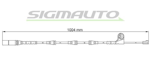 Sigmauto WI0696 Warning contact, brake pad wear WI0696: Buy near me in Poland at 2407.PL - Good price!