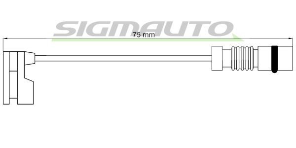 Sigmauto WI0598 Warning contact, brake pad wear WI0598: Buy near me in Poland at 2407.PL - Good price!