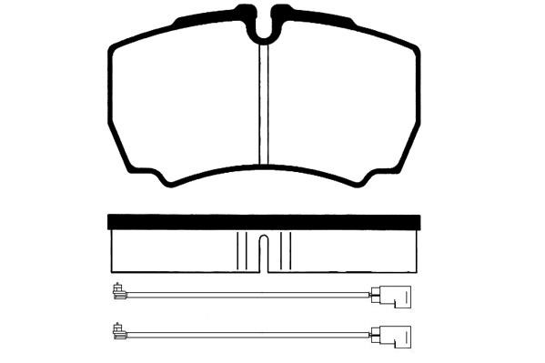 Technik'a 02228A Brake Pad Set, disc brake 02228A: Buy near me at 2407.PL in Poland at an Affordable price!