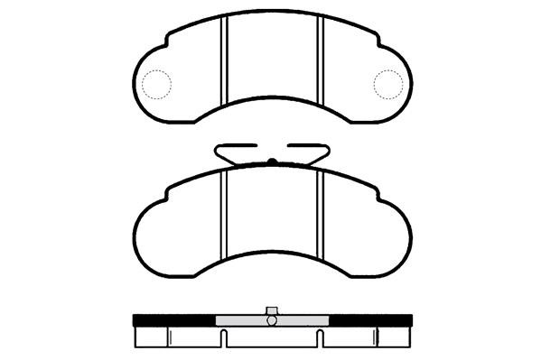 Technik'a 01267 Scheibenbremsbeläge, Set 01267: Bestellen Sie in Polen zu einem guten Preis bei 2407.PL!