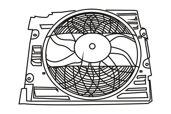 WXQP 250093 Hub, engine cooling fan wheel 250093: Buy near me in Poland at 2407.PL - Good price!