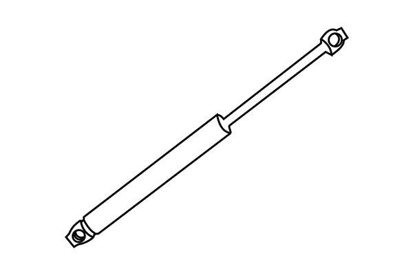 WXQP 270283 Gas hood spring 270283: Buy near me in Poland at 2407.PL - Good price!