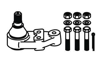 WXQP 660165 Ball joint 660165: Buy near me in Poland at 2407.PL - Good price!