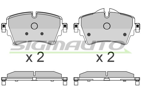 Sigmauto SPB639 Brake Pad Set, disc brake SPB639: Buy near me in Poland at 2407.PL - Good price!