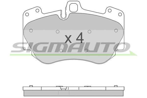 Sigmauto SPB611 Scheibenbremsbeläge, Set SPB611: Bestellen Sie in Polen zu einem guten Preis bei 2407.PL!