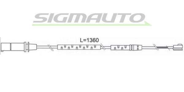 Sigmauto WI0693 Warning contact, brake pad wear WI0693: Buy near me in Poland at 2407.PL - Good price!