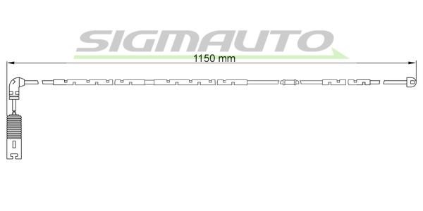 Sigmauto WI0651 Warning contact, brake pad wear WI0651: Buy near me in Poland at 2407.PL - Good price!