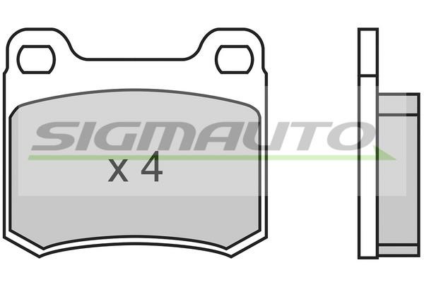 Sigmauto SPA314 Brake Pad Set, disc brake SPA314: Buy near me in Poland at 2407.PL - Good price!