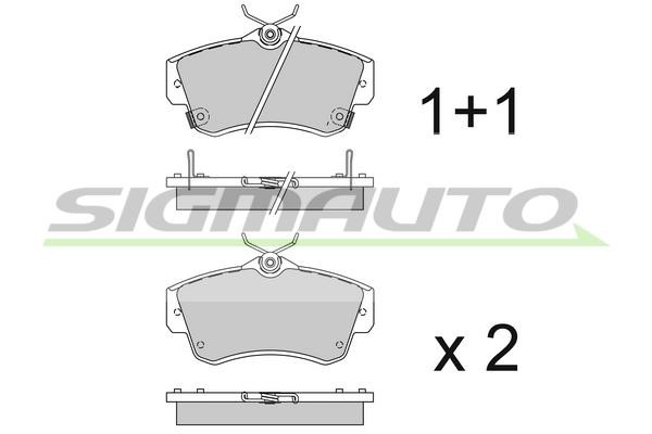 Sigmauto SPA908 Тормозные колодки дисковые, комплект SPA908: Отличная цена - Купить в Польше на 2407.PL!