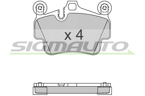 Sigmauto SPB564 Brake Pad Set, disc brake SPB564: Buy near me in Poland at 2407.PL - Good price!