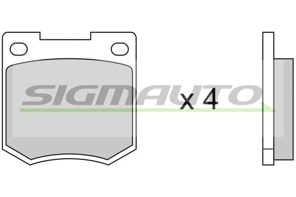 Sigmauto SPA020 Brake Pad Set, disc brake SPA020: Buy near me in Poland at 2407.PL - Good price!