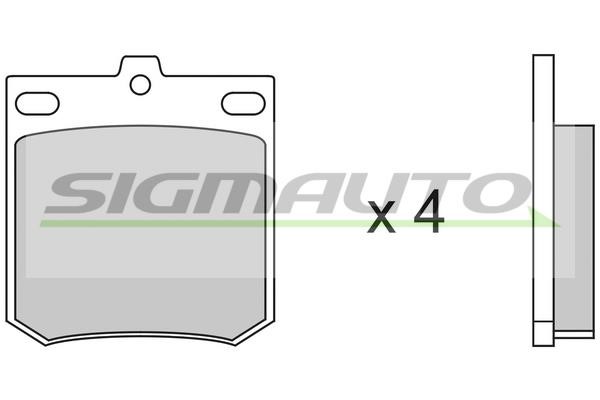Sigmauto SPA049 Тормозные колодки дисковые, комплект SPA049: Отличная цена - Купить в Польше на 2407.PL!