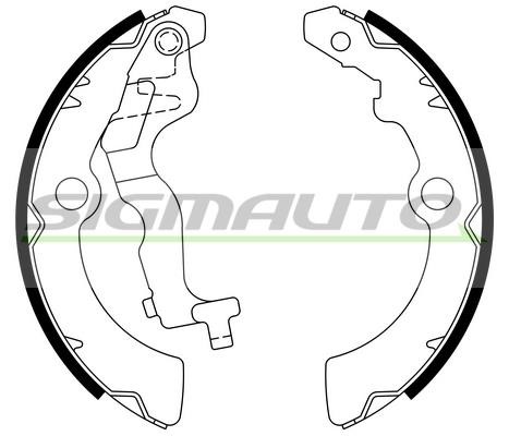 Sigmauto SFA925 Колодки гальмівні барабанні, комплект SFA925: Приваблива ціна - Купити у Польщі на 2407.PL!