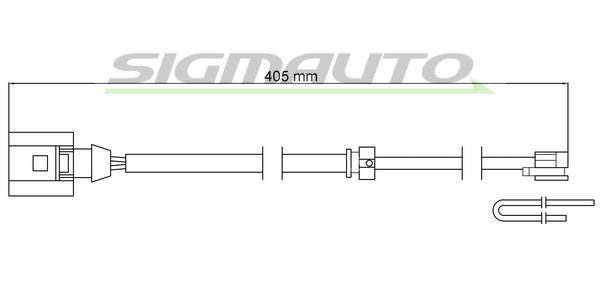 Sigmauto WI0793 Czujnik zużycia klocków hamulcowych WI0793: Dobra cena w Polsce na 2407.PL - Kup Teraz!
