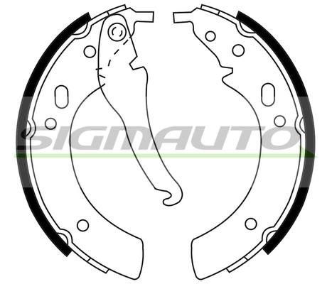 Sigmauto SFA074 Колодки тормозные барабанные, комплект SFA074: Отличная цена - Купить в Польше на 2407.PL!