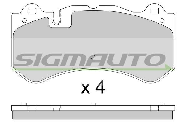 Sigmauto SPB784 Brake Pad Set, disc brake SPB784: Buy near me in Poland at 2407.PL - Good price!
