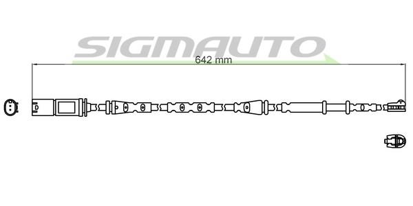 Sigmauto WI0816 Warning contact, brake pad wear WI0816: Buy near me in Poland at 2407.PL - Good price!