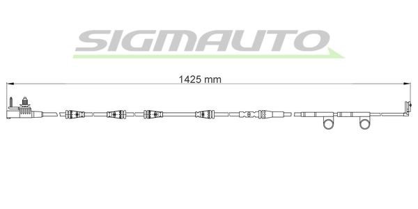 Sigmauto WI0781 Warning contact, brake pad wear WI0781: Buy near me in Poland at 2407.PL - Good price!