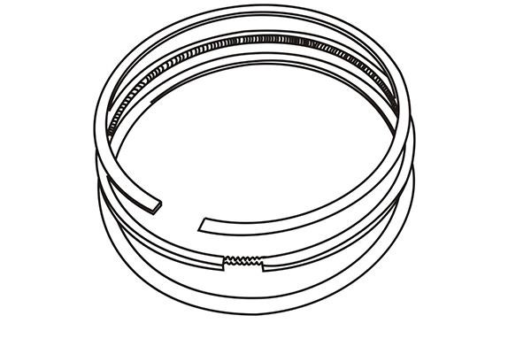 WXQP 210137 Кольца поршневые, комплект 210137: Отличная цена - Купить в Польше на 2407.PL!