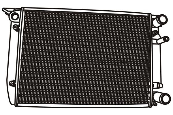 WXQP 320047 Radiator, engine cooling 320047: Buy near me in Poland at 2407.PL - Good price!