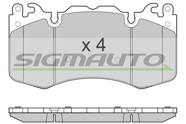 Sigmauto SPB414 Brake Pad Set, disc brake SPB414: Buy near me in Poland at 2407.PL - Good price!
