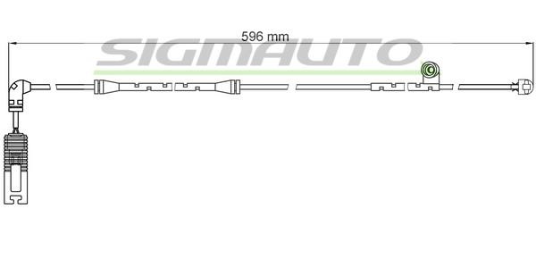 Sigmauto WI0581 Warning contact, brake pad wear WI0581: Buy near me in Poland at 2407.PL - Good price!