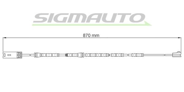 Sigmauto WI0774 Датчик износа тормозных колодок WI0774: Отличная цена - Купить в Польше на 2407.PL!