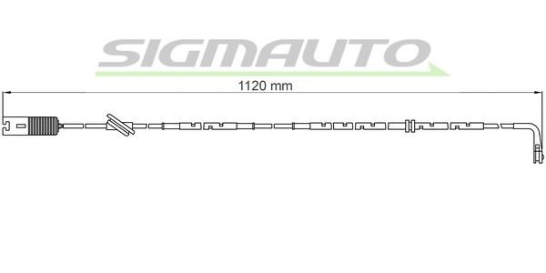Sigmauto WI0594 Датчик износа тормозных колодок WI0594: Отличная цена - Купить в Польше на 2407.PL!
