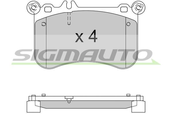 Sigmauto SPB563 Scheibenbremsbeläge, Set SPB563: Kaufen Sie zu einem guten Preis in Polen bei 2407.PL!
