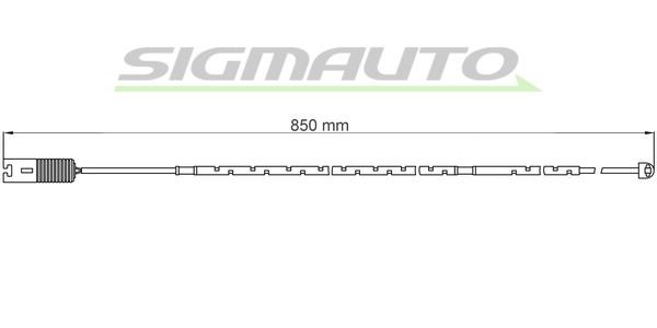 Sigmauto WI0593 Датчик износа тормозных колодок WI0593: Отличная цена - Купить в Польше на 2407.PL!